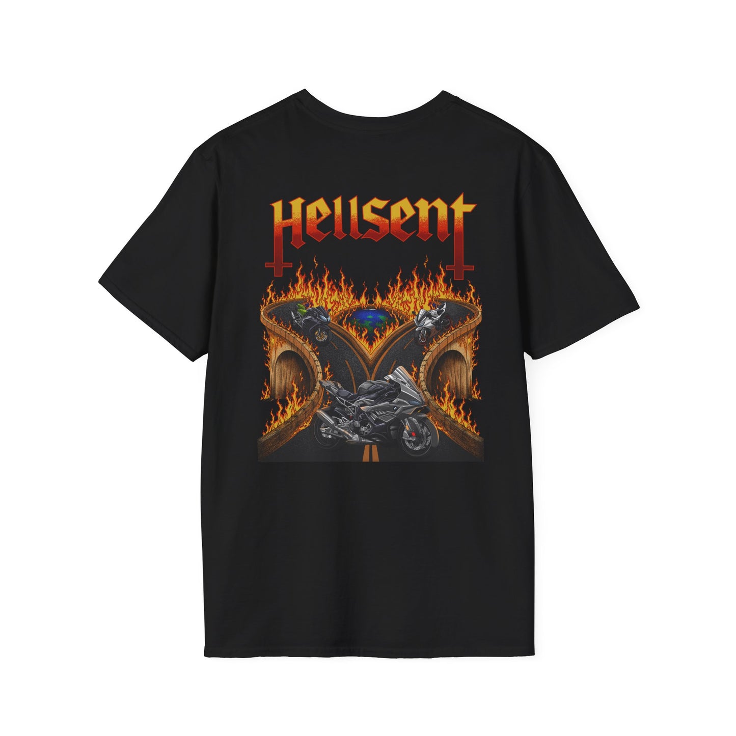 Hellsent "CHAMPIONS OF THE WORLD" Motorcycle Tee